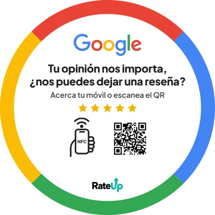 Sticker redondo RateUp